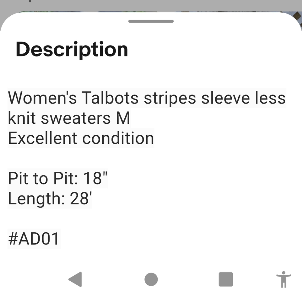 Talbots Shell NWT - Picture 8 of 9